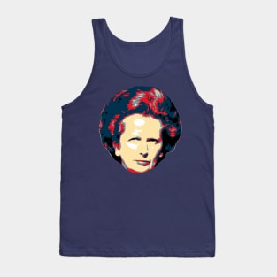 Margaret Thatcher Pop Art Tank Top